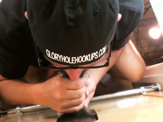 Getting Fucked At The Gloryhole