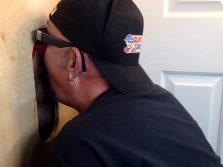 Getting Gloryhole Sucked and Fucked