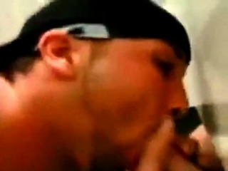 he suck a big dick to w.c