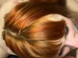 Redhead Russian Girl Loves Group Sex