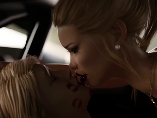 Car Sex with a Voluptuous 3D Stepmom