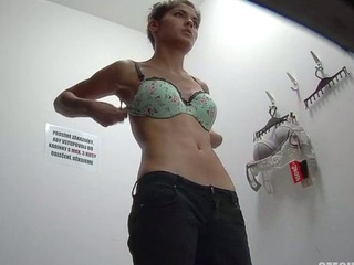 Small tits and flat belly