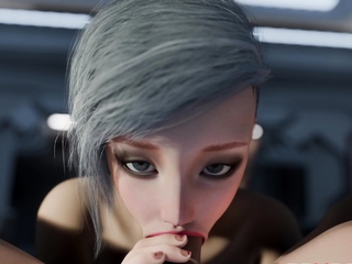 Meta Orbit Best Deepthroat Assfuck in Space Cumshot