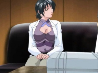 Tied up anime gets mouth fucked