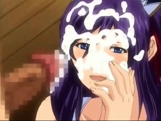 Hot hentai maids getting facial