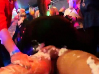 Wacky kittens get fully wild and naked at hardcore party