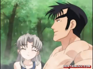 Hentai gets shoved her wetpussy...