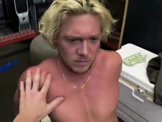 Blonde Curly Dude Gets Ass Holes...