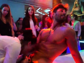 Horny kittens get entirely crazy and naked at hardcore party
