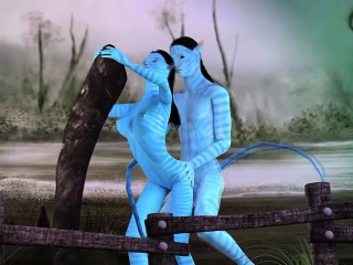 Avatar Babe Anal Huge Blue Cock...