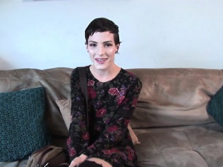 Stunning Trans On Casting Couch...