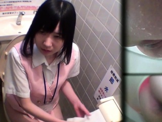 Asian teen filmed peeing