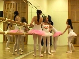 Sex Pro Teaches Hot Ballet Girl Orgy...