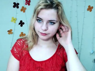 Cute teen strips naked on webcam