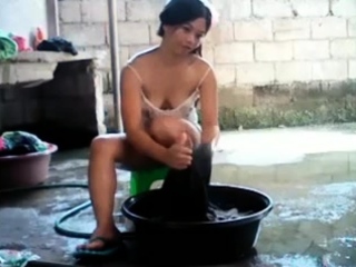 Amateur striptease and Solo masturbation