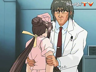 Hentai Doctor Uses His Big Tool On One Of His Nurses...