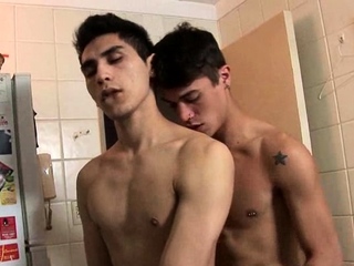 Two Horny Twinks Get It Kitchen...