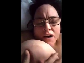 Huge titted chick begging for it(quick)