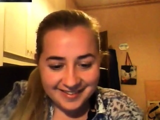 Ukranian girl showing her big boobs on skype