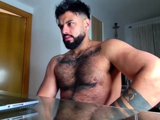 Gay Latin Stud His Cock Until He Cums...