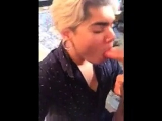 Latino Bitch Swallows Huge Load Hung White Thug...