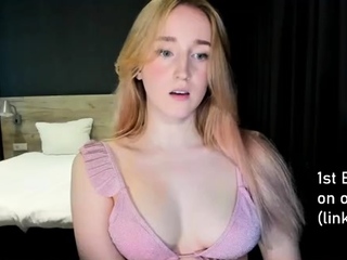 Awesome teen with big boobs dildo masturbation