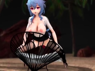 Ganyu and insect (Miaoshaquan)