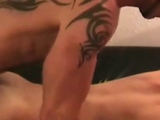 Horny barebacked gay fucked in asshole