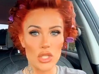 Chubby Redhead Milf Outdoors