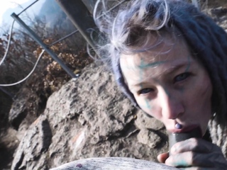 Anuskatzz caught while having wild public sex