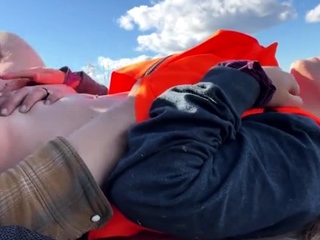 Sexy Teen Slut Needs Dick In Treestand – Outdoors Public