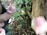 Outdoor Handjob for a Big Cock