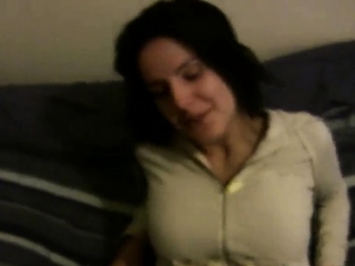 Busty teen in POV