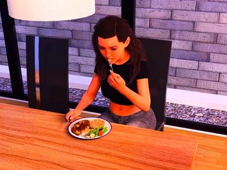 Hot 3D redhead licking a pussy while getting fucked