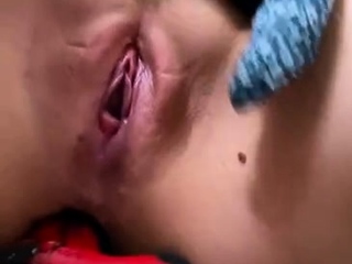 Amateur close up pov hj to nice big rod