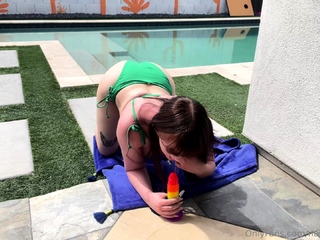 Small tit brunette gives a POV blowjob