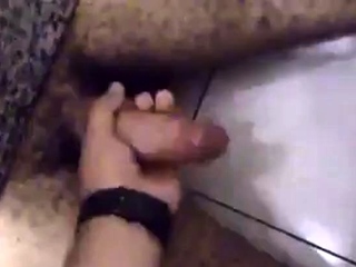 Stranger Handjob in a Public Restroom Glory Hole