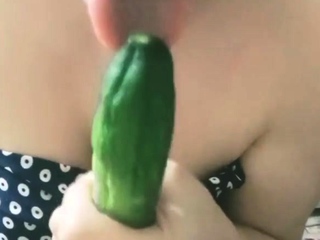 Beautiful wife masturbating show with webcam with toys