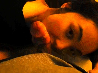 Chinese babe Lily gives a blowjob