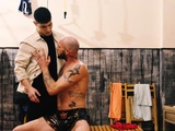 Bastian Karim offers Guillaume Wayne some comfort