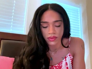 Big Tits Tranny Strokes her Big Cock