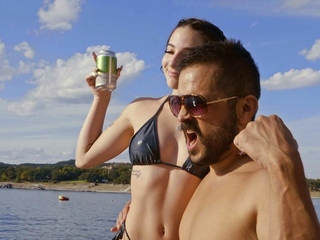 Brunette Teen Bondaged Outdoors