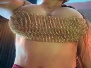 Big boobs milf masturbates with her dildo
