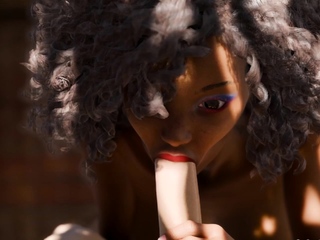 Hot beauty Fatima gets fucked deep in tropical VR paradise