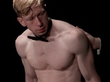 Innocent twink takes two DILF dicks