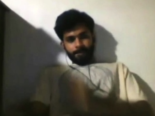 Big-Cock Indian Guy Jerks Off on Webcam