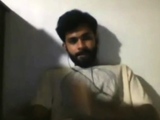 Big-Cock Indian Guy Jerks Off on Webcam