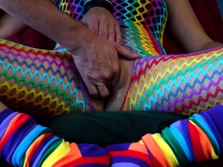 Deep Double Fisting Makes Brunette Moan with Orgasmic Pleasu