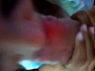 Mom Deepthroats a Massive White Cock