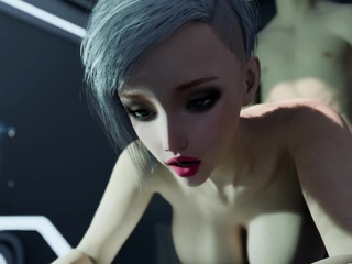 Nexus 3 3D animation fuck on space station with sexy blonde